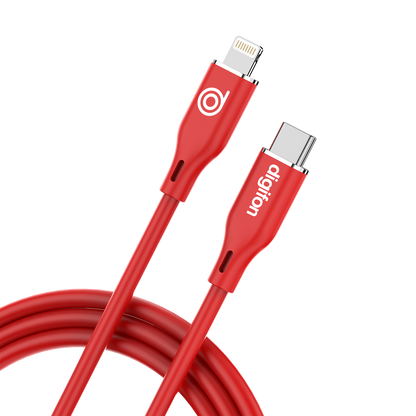 Ultra Durable & Fast Silicone USB C to Lightning 1M Cable 27W - digifon