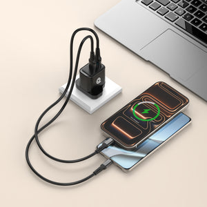 Cheetah 3C 35w Black GaN Fast Charger with Overcharge Protection - digifon