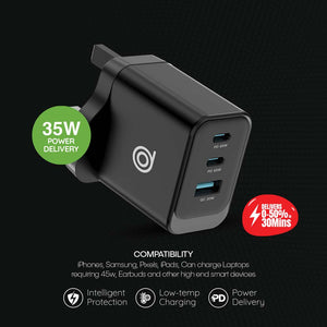 Cheetah 4C 65w GaN Charger Black for Laptop & Phone - digifon