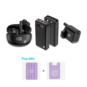 Ileya Gorilla Trio : WX2 Powerbank + BoomAir LITE + Cheetah 2C + FREE Lavender silicone cardholder, suction cups
