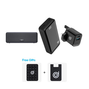 Ileya Max Trio : BoomMax Speaker + Mate 2 + Cheetah 3C + FREE Black silicone suction cups , cardholder