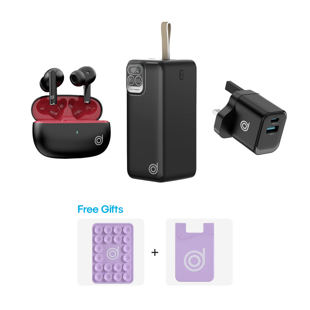 Ileya Silver Trio : Silverback 1 + BoomAir Bass + Cheetah 3C + FREE Black silicone suction cups , cardholder