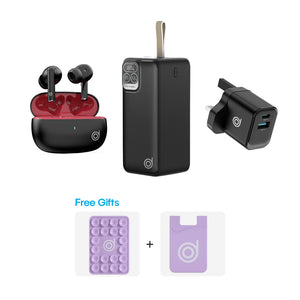 Ileya Silver Trio : Silverback 1 + BoomAir Bass + Cheetah 3C + FREE Black silicone suction cups , cardholder