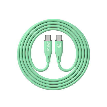 High-speed, Durable 60W Silicone USB C to Type C 1M Cable - digifon