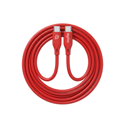 High-speed, Durable 60W Silicone USB C to Type C 1M Cable - digifon